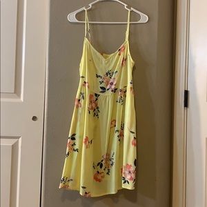 Yellow Floral Dress